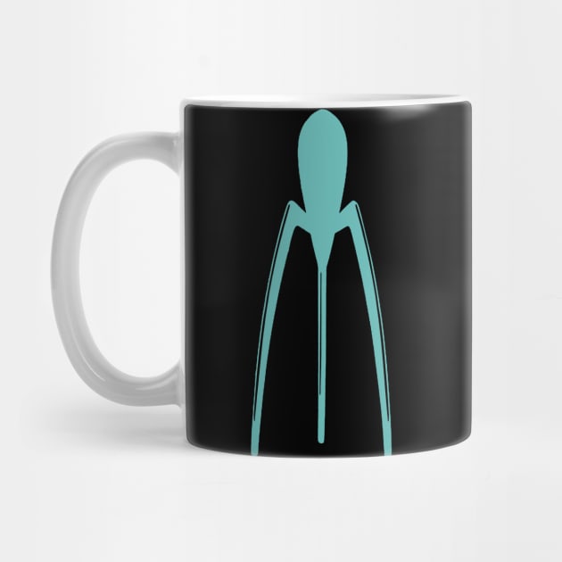 Philippe Starck Juicy Salif in Turquoise Silhouette - Product Design by SLGA Designs